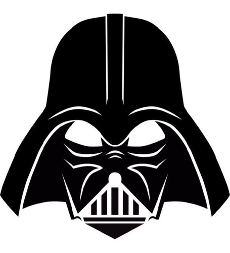 Calcomanía Sticker Dart Vader Star Wars 15 Cm.