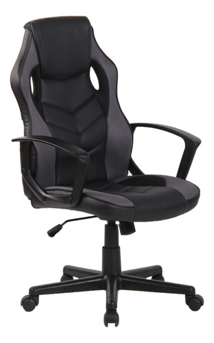 Silla Gamer Sillón Oficina Negro Y Rojo Basculante Calidad