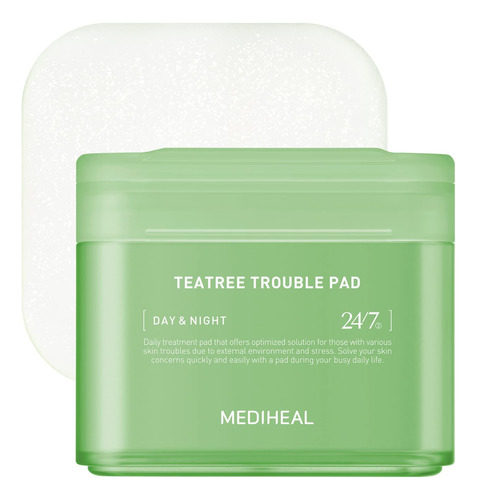 Mediheal Teatree Trouble Pad - Almohadillas De Toner Facial 