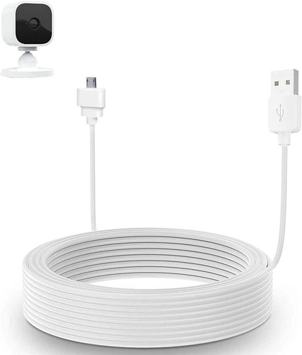 Cable Holaca De Carga Usb Para Blink Mini, 30 Pies