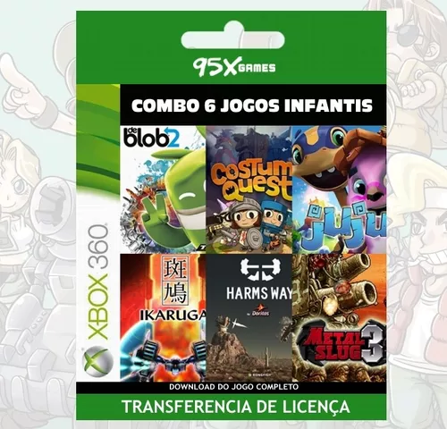 Combo 6 Jogos – Midia Digital Xbox 360 - 95xGames