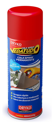 Spray Pegamento Permanente Dryko Pegacola 400ml