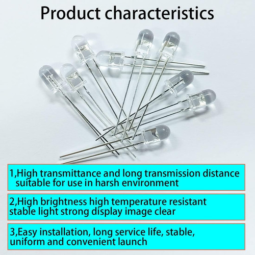 Gikfun Diodo Infrarrojo Led Emisión Ir Y Receptor Para Ardui
