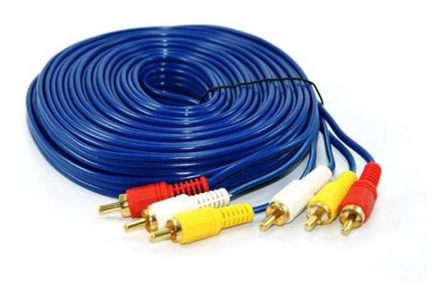 Pack 2x Cable Rca A Rca 10 Metros