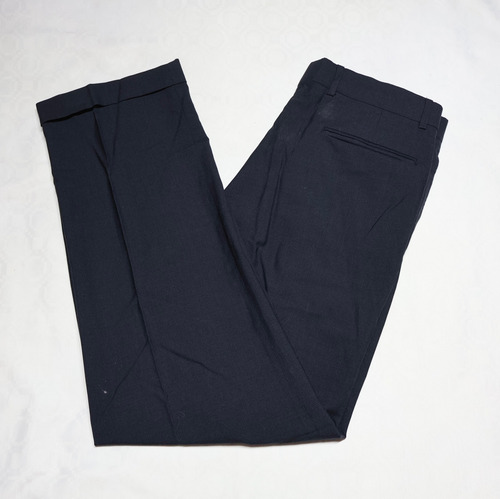 Pantalón Jos A Bank Color Azul Marino Talla 34 Gabardina (Usado)