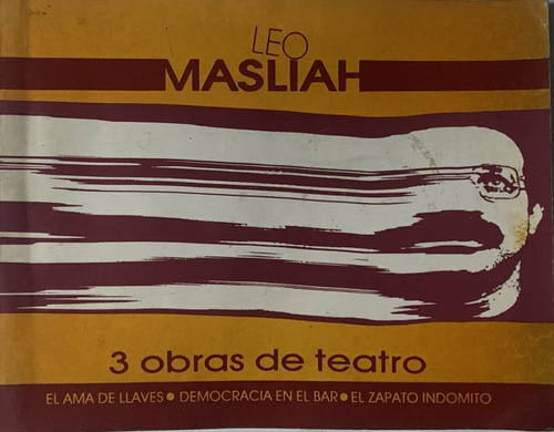 Leo Masliah, 3 Obras De Teatro, Yoea, 1987,  B5