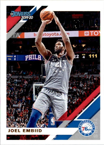 Donruss 153 Joel Embiid Tarjeta De Baloncesto De Los Philade