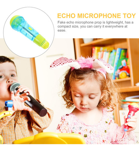 Micrófono Echo Para Niños Pequeños Pretend Echo, Micrófono D