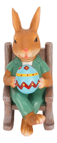 G Mecedora Con Forma De Huevo De Pascua Con Forma De Conejo
