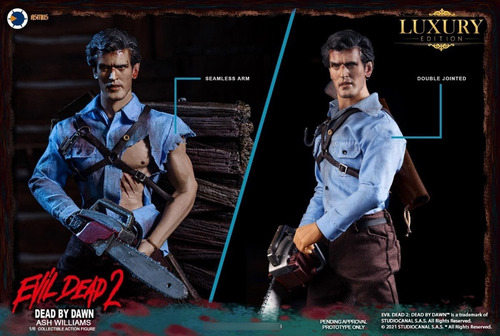 Ash Williams Luxury Edition - Asmus Toys - 1/6 - Evil Dead 2 (Usado)
