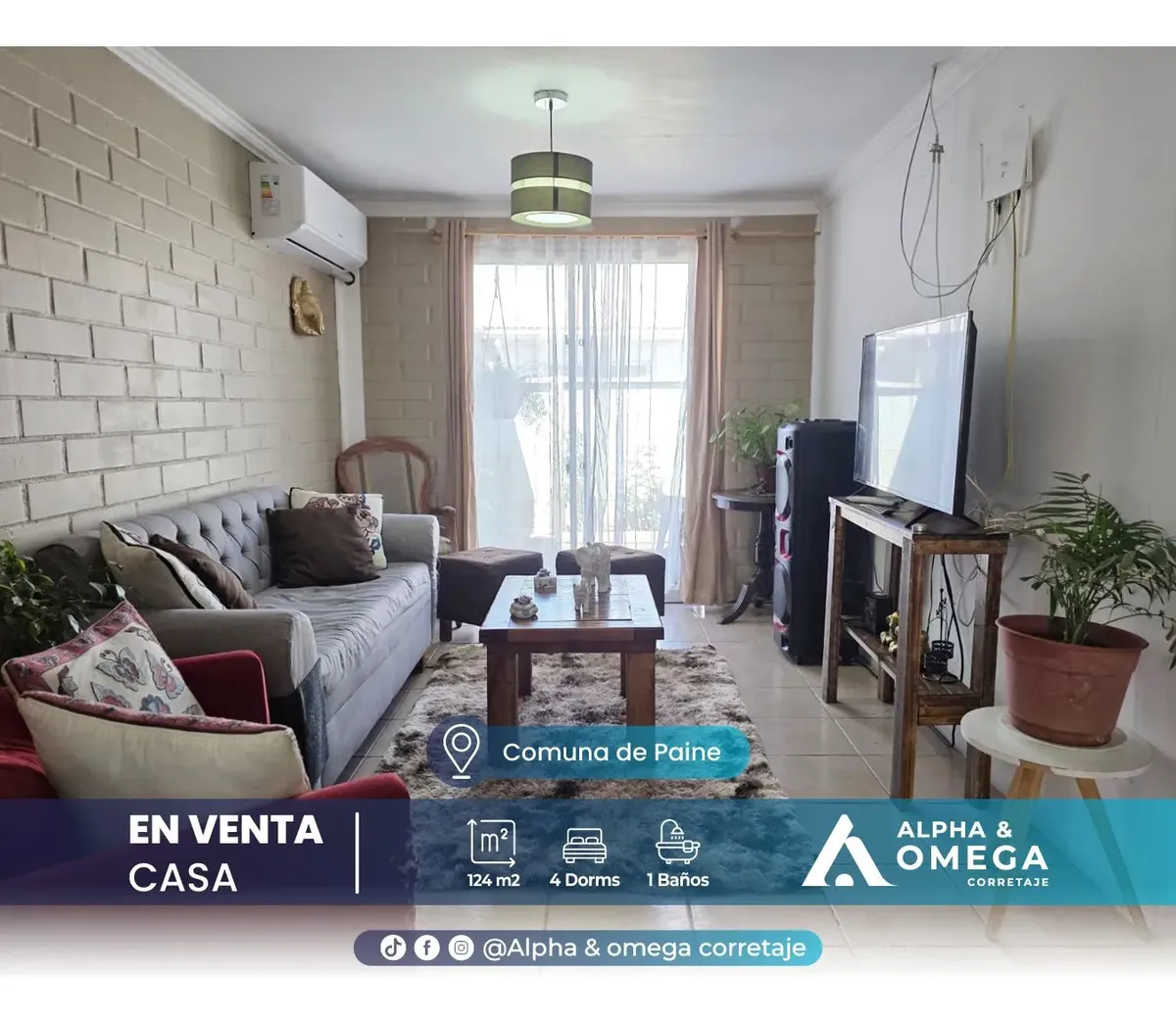 Imagen 1 de 12 de Venta De Casa Paine Centro