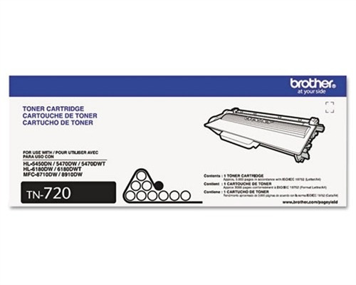 Toner Brother Tn720,negro, 3000 Pag