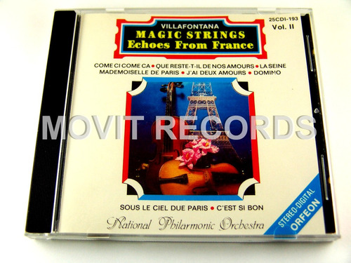 Villafontana Magic Strings Echoes From France Cd Usa