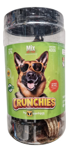 Snack Deshidratado Para Perros - Mix De Res 45pz - Crunchies