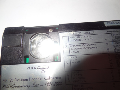 Hp 12c Platinum Calculadora Financiera (Usado)
