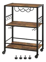 Comprar Carrito De Bar, Carrito De 3 Niveles, Carrito De Cocina...