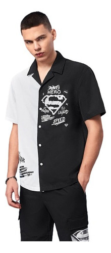 Camisa Hombre Manga Corta Super Hero Hc 18