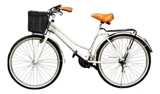 Bicicleta Retro Vintage Personalizada Con Tu Nombre. Con Canasta, Timbre, Parador, Reflector, Portabultos Y 18 Vel.
