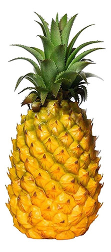 Estatuilla De Piña Artificial Moderna Amarillo 27x12cm