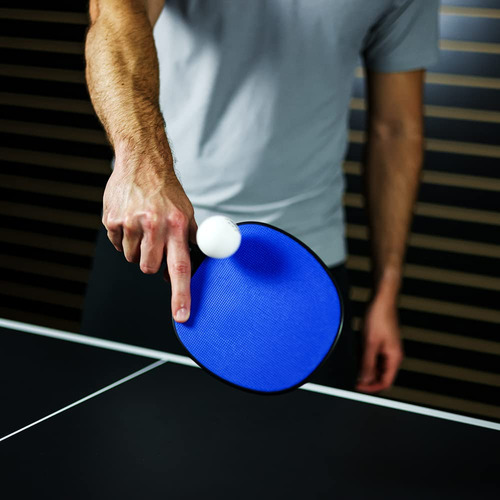 Palas De Tenis De Mesa Cannon Sports Irrompibles Goma Azul Real Tipo De Mango