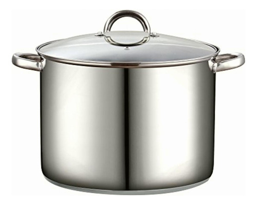 Cook N Home 16 Quart Stockpot With Lid, Stainless Steel