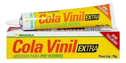 Kit 12 Cola Vinil 75g Emendo Reparo Piscina Boia Brascola