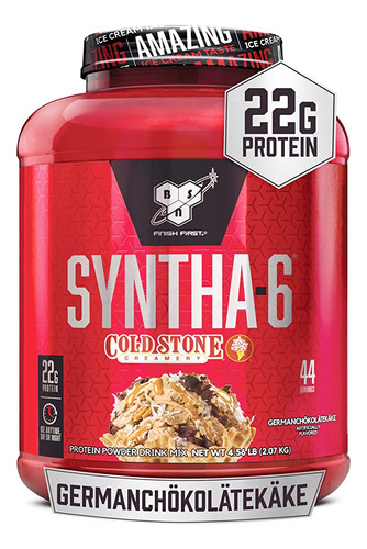 Bsn Syntha-6 Whey Protein Powder, Cold Stone Creamery- Germ