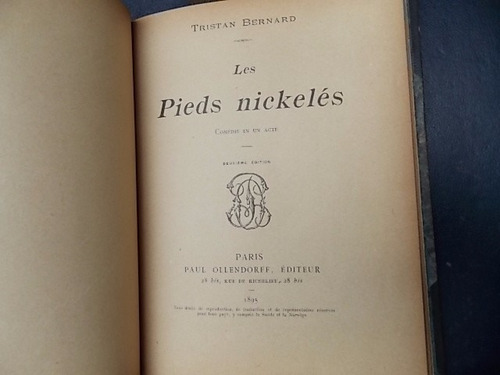 Les Pieds Nickelés - Tristan Bernard  2e Édition 1895