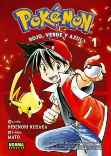 Pokemon 01. Rojo, Verde Y Azul 1 - Kusaka, Hidenori  - *