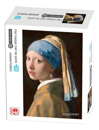 Imagen 3 de 7 de Puzzle Rompecabezas 1000 Pzas La Joven De La Perla Vermeer