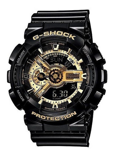Relógio G-shock Ga-110gb-1adr Big Case Black Gold