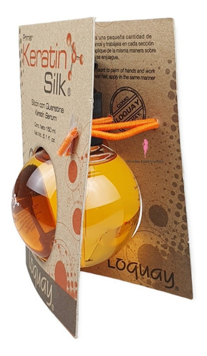 Loquay Primer Keratin Silk - Silicón Con Queratina Cabello
