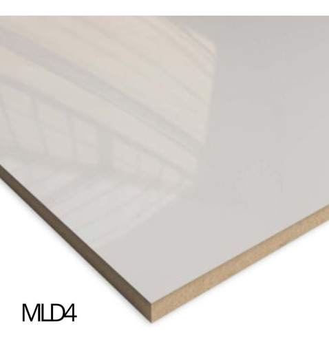 Melamina Mdf 2 Caras 18mmx122x280 Blanco Galaxi/ Blanco Mate