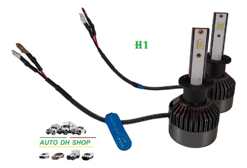 Kit Luz Led H1 2 Caras R5 Conector H1
