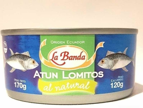 Lomito De Atún Al Natural La Banda 170 Grs