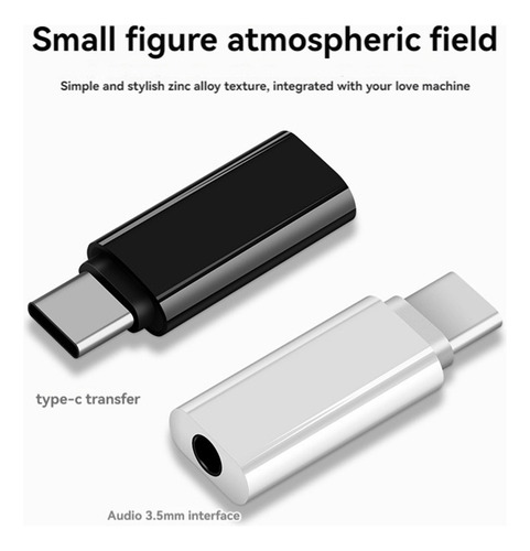 Adaptador De Audio Para Auriculares C-fs Con Convertidor De