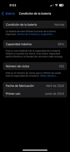 Apple iPhone 15 Cómo Nuevo (128 Gb) - Azul (Usado)