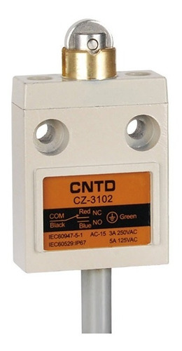 Cz-3102 Cntd Interruptor Limite Con Cable 1nc+1no Rodaja