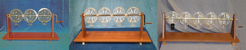 Bolillero Triple Acrilico De 20 Cm Bolillas 4 Cm Sin Salida