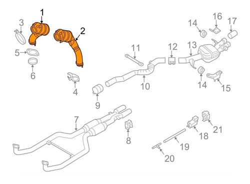 Downpipe 3 Bmw M5 F10/ F12/ F13| M6 4.4l - Inox 409