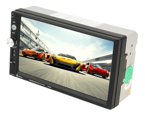 Radio 2 Din Con Camara Reversa Para Auto Mp3 Mp4 Blutooth