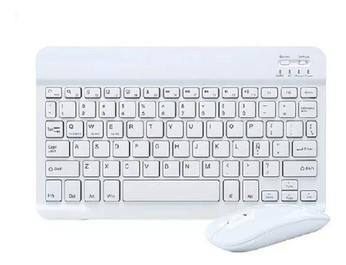 Combo Teclado Y Mouse Mini Inalámbricos Android Ios, Windows