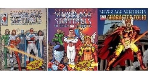 Rpg Silver Age Sentinels: The Ultimate D20 Superhero Kit - 3 Revistas