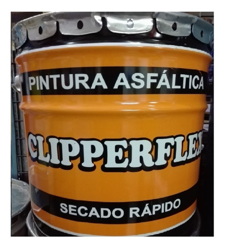 Imagen 2 de 5 de Pintura Asfaltica Clipperflex X 4 Brea Imprimación Solvente