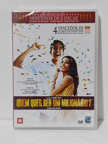 Dvd Quem Quer Ser Um Milionario? - Original E Lacrado