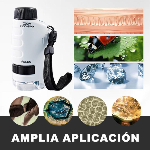 Juguete Microscopio Portátil De Mano, Mini Del Científico