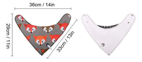 Baby Bandana Drool Bibs, Conjunto De 4 Peças Com Porta-chupe