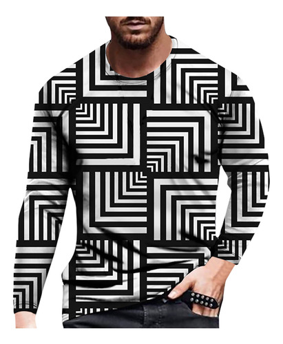 Camiseta Unisex De Uso Diario Para Hombre, Estampado Moderno