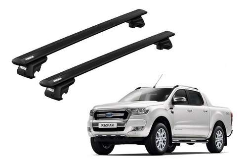 Barras Thule Ford Ranger 11-22 Re / Wingbar Evo Black