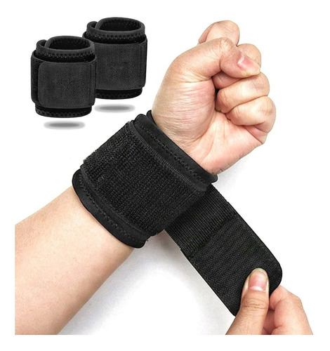 Muñequeras El Par Neoprene Deportiva Tendinitis Gimnasio 